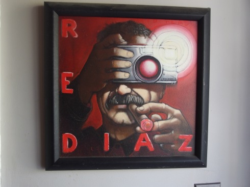 painting of Red Diaz  [by Eric What's his name]